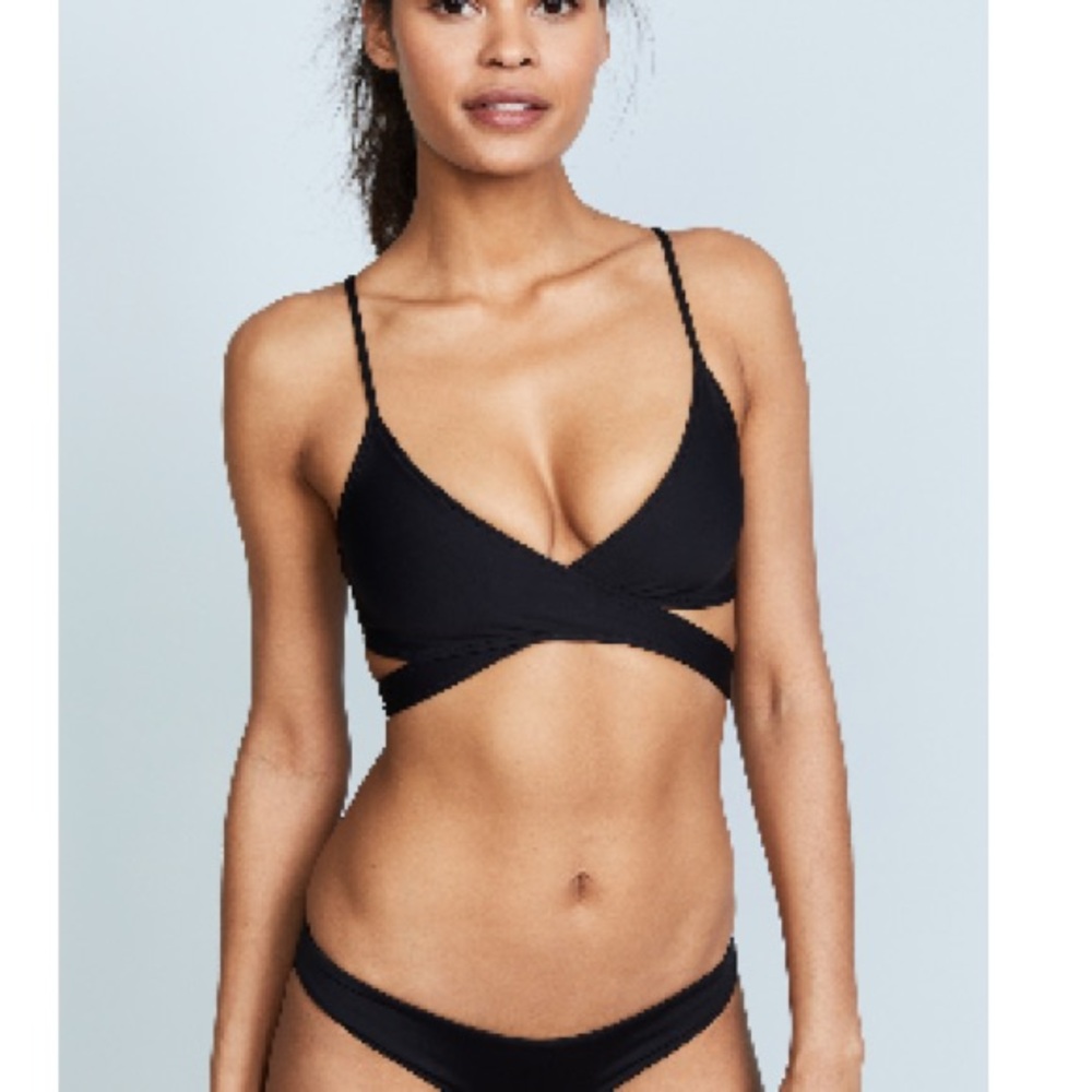 L space wrap bikini top